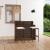 Set mobilier bar de grădină cu perne, 3 piese, maro GartenMobel Dekor