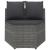 Set mobilier de grădină cu perne, 6 piese, gri, poliratan GartenMobel Dekor