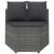Set mobilier de grădină cu perne, 8 piese, gri, poliratan GartenMobel Dekor