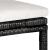 Set mobilier bar de grădină cu perne, 5 piese, negru, poliratan GartenMobel Dekor
