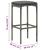 Set mobilier bar de grădină cu perne, 5 piese, gri, poliratan GartenMobel Dekor