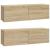 Set dulap TV, 4 piese, stejar sonoma, lemn prelucrat GartenMobel Dekor