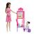 BARBIE SET DE JOACA PAPUSA BARBIE BRUNETA CU ROCHIE ROZ FACE CARIERA PROFESOARA SuperHeroes ToysZone