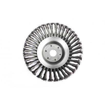 Perie de sârmă tare Powermat pentru motocoasă și trimmer, 200 mm