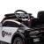 Mașină electrică de poliție Dodge 12V pentru copii, neagră