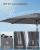 SONGMICS Umbrela de gradina, cu manivela pentru deschidere, sistem inclinare, 300cm, gri Household NewTrend