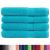 Prosoape premium SOLUND 4 buc. turcoaz 100x200 cm 600 gsm GartenMobel Dekor