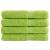 Prosoape premium SOLUND 4 buc. verde măr 100x200 cm 600 gsm GartenMobel Dekor
