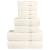 Set de prosoape premium SOLUND, 8 piese, crem, 600 g/m² GartenMobel Dekor