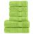 Set de prosoape premium SOLUND, 6 piese, verde măr, 600 g/m² GartenMobel Dekor