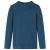 Tricou de copii cu mâneci lungi, tricot cu nervuri, bleumarin, 104 GartenMobel Dekor