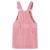 Rochie salopetă pentru copii, velur, roz deschis, 104 GartenMobel Dekor