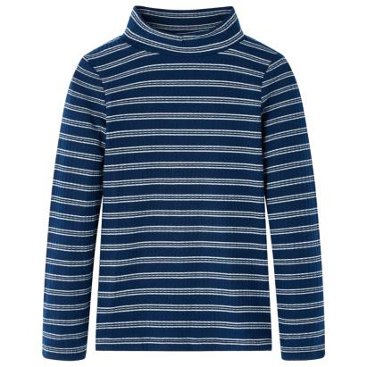 Tricou cu mâneci lungi pentru copii, bleumarin, 140 GartenMobel Dekor