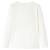 Tricou de copii cu mâneci lungi, ecru, 128 GartenMobel Dekor