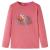 Tricou pentru copii cu mâneci lungi, roz antichizat, 116 GartenMobel Dekor