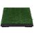 Toaletă animale companie tavă & gazon artificial 63x50x7 cm WC GartenMobel Dekor