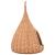 Casă pentru pisici cu pernă, 40x60 cm, salcie naturală, teepee GartenMobel Dekor