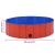 Piscină pentru câini pliabilă, roșu, 120 x 30 cm, PVC GartenMobel Dekor
