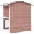 Cușcă de iepuri pentru exterior, 3 uși, maro, lemn GartenMobel Dekor