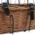 Coș frontal bicicletă cu capac, 50x45x35 cm, salcie naturală GartenMobel Dekor