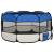Țarc câini pliabil cu sac de transport, albastru, 125x125x61 cm GartenMobel Dekor