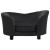 Canapea pentru câini negru 69x49x40 cm, pluș/piele ecologică GartenMobel Dekor