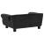 Canapea pentru câini, negru, 72x45x30 cm, pluș GartenMobel Dekor