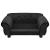 Canapea pentru câini, negru, 72x45x30 cm, pluș GartenMobel Dekor