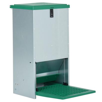 Dozator automat de hrană pentru păsări de curte cu banda 20 kg GartenMobel Dekor