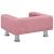 Pat de câini, roz, 50x40x26,5 cm, catifea GartenMobel Dekor