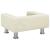 Pat de câini, crem, 50x40x26,5 cm, catifea GartenMobel Dekor