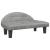 Pat de câini, gri deschis, 70x52x30 cm, catifea GartenMobel Dekor