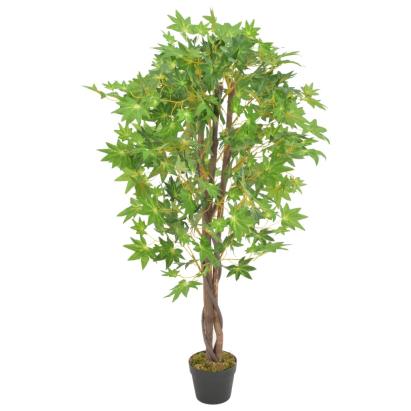 Plantă artificială arțar cu ghiveci, verde, 120 cm GartenMobel Dekor