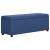 Bancă cu compartiment de depozitare albastru, 116 cm, poliester GartenMobel Dekor