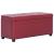 Taburet de depozitare, roșu vin, 87,5 cm, piele ecologică GartenMobel Dekor