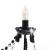 Candelabru cu mărgele, negru, 8 becuri E14 GartenMobel Dekor