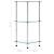 Raft cu 3 niveluri, transparent, 30x30x67 cm, sticlă securizată GartenMobel Dekor