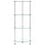 Raft cu 4 niveluri transparent, 30x30x100 cm, sticlă securizată GartenMobel Dekor