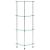 Raft cu 4 niveluri transparent, 30x30x100 cm, sticlă securizată GartenMobel Dekor