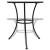 Set mobilier bistro, 3 piese, teracotă/alb, plăci ceramice GartenMobel Dekor