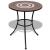 Set mobilier bistro, 3 piese, teracotă/alb, plăci ceramice GartenMobel Dekor