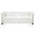 Canapea Chesterfield cu 2 și 3 locuri, piele ecologică, alb  GartenMobel Dekor