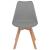 Scaune de bucătărie, 6 buc., gri, plastic GartenMobel Dekor