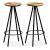 Set mobilier de bar, 3 piese, lemn masiv reciclat GartenMobel Dekor