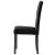 Scaune de sufragerie, 6 buc, negru, catifea GartenMobel Dekor