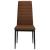 Scaune de bucătărie, 6 buc. maro, material textil GartenMobel Dekor