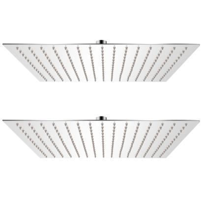 Cap de duș tip ploaie, 2 buc., 40 x 40 cm, oțel inoxidabil GartenMobel Dekor