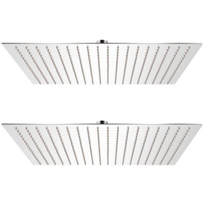 Cap de duș tip ploaie, 2 buc., 50 x 50 cm, oțel inoxidabil GartenMobel Dekor