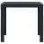 Set mobilier bistro, 3 piese, antracit, plastic, aspect ratan GartenMobel Dekor