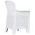 Set mobilier de exterior, 7 piese, alb, plastic, aspect ratan GartenMobel Dekor